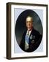 Portrait of the Chancellor of the Russian Empire Count Karl Robert Nesselrode, 1840s-Franz Kruguer-Framed Giclee Print