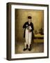 Portrait of the Chatsworth Cellarman, C.1835-William Baker-Framed Giclee Print