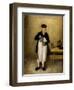 Portrait of the Chatsworth Cellarman, C.1835-William Baker-Framed Giclee Print