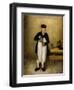 Portrait of the Chatsworth Cellarman, C.1835-William Baker-Framed Giclee Print