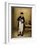 Portrait of the Chatsworth Cellarman, C.1835-William Baker-Framed Giclee Print