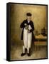 Portrait of the Chatsworth Cellarman, C.1835-William Baker-Framed Stretched Canvas