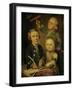 Portrait of the Children of Barend Goudriaan-Cornelis van Cuylenburgh II-Framed Art Print