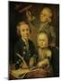 Portrait of the Children of Barend Goudriaan-Cornelis van Cuylenburgh II-Mounted Art Print