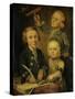 Portrait of the Children of Barend Goudriaan-Cornelis van Cuylenburgh II-Stretched Canvas