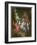 Portrait of the Children of Francisco Lopez-Suasso-Constantin Netscher-Framed Giclee Print