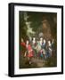 Portrait of the Children of Francisco Lopez-Suasso-Constantin Netscher-Framed Giclee Print