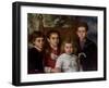 Portrait of the Children of Paul Pavlovich Demidoff, 2nd Prince of San Donato-Alexei Alexeyevich Harlamov-Framed Giclee Print