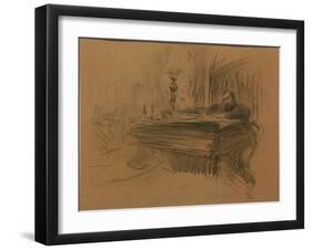 Portrait of the Composer Aleksey Fedorovich Kal, 1906-Ilya Yefimovich Repin-Framed Giclee Print