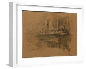 Portrait of the Composer Aleksey Fedorovich Kal, 1906-Ilya Yefimovich Repin-Framed Giclee Print