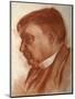 Portrait of the Composer Alexander Glazunov, (1865-193)-Alexander Yevgenyevich Yakovlev-Mounted Giclee Print