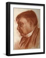 Portrait of the Composer Alexander Glazunov, (1865-193)-Alexander Yevgenyevich Yakovlev-Framed Giclee Print