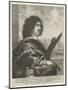 Portrait of the Composer and Lutenist Jacques Gaultier, 1631-1635-Jan Lievens-Mounted Giclee Print