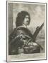 Portrait of the Composer and Lutenist Jacques Gaultier, 1631-1635-Jan Lievens-Mounted Giclee Print