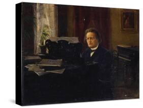Portrait of the Composer Anton Rubinstein, Late 19th Century-Mikhail Yarovoy-Stretched Canvas