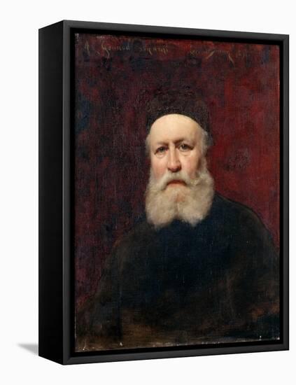 Portrait of the Composer Charles Gounod (1818-189)-Charles Émile Auguste Carolus-Duran-Framed Stretched Canvas