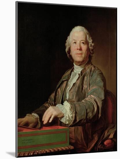 Portrait of the Composer Christoph Willibald Ritter Von Gluck (1714-178), 1775-Joseph-Siffred Duplessis-Mounted Giclee Print