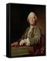 Portrait of the Composer Christoph Willibald Ritter Von Gluck (1714-178), 1775-Joseph-Siffred Duplessis-Framed Stretched Canvas