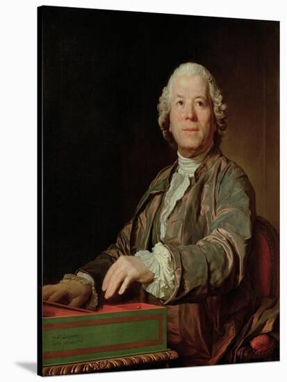 Portrait of the Composer Christoph Willibald Ritter Von Gluck (1714-178), 1775-Joseph-Siffred Duplessis-Stretched Canvas