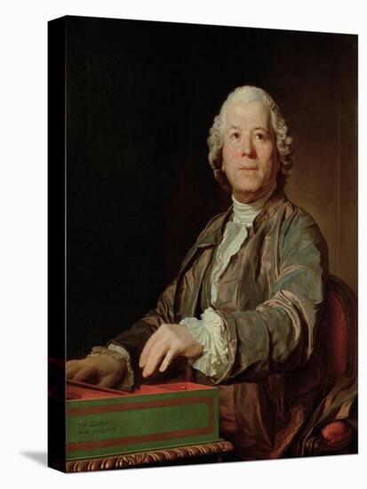 Portrait of the Composer Christoph Willibald Ritter Von Gluck (1714-178), 1775-Joseph-Siffred Duplessis-Stretched Canvas