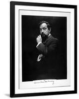 Portrait of the Composer Claude Debussy (1862-191), 1900s-null-Framed Giclee Print