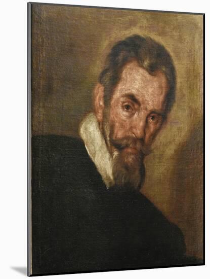 Portrait of the Composer Claudio Monteverdi (1567-164)-Bernardo Strozzi-Mounted Premium Giclee Print