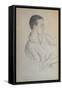 Portrait of the Composer Dmitri Shostakovitch (1906-197), 1923-Boris Michaylovich Kustodiev-Framed Stretched Canvas