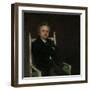 Portrait of the Composer Edvard Grieg, 1891 (Oil on Canvas)-Hjalmer Eilif Emanuel Peterssen-Framed Giclee Print