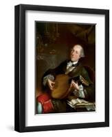 Portrait of the Composer Filippo Della Casa-Luigi Crespi-Framed Giclee Print