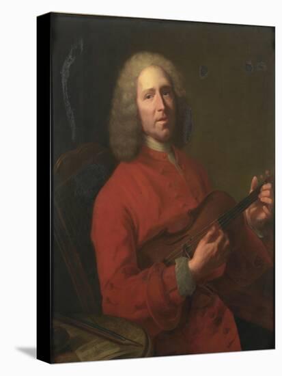 Portrait of the Composer Jean-Philippe Rameau (1683-176), 1728-Jacques-Andrè Joseph Aved-Stretched Canvas