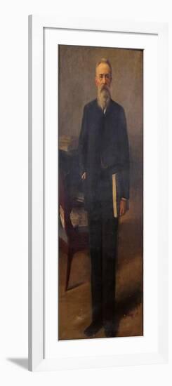 Portrait of the Composer Nikolai Rimsky-Korsakov (1844-190), C. 1900-Emil Oskarovich Wisel-Framed Giclee Print