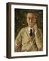 Portrait of the Composer Rachmaninow, C. 1925-Konstantin Somow-Framed Giclee Print