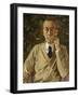 Portrait of the Composer Rachmaninow, C. 1925-Konstantin Somow-Framed Giclee Print