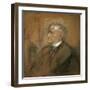 Portrait of the Composer Richard Wagner, (1813-188), 1868-Franz Seraph von Lenbach-Framed Giclee Print