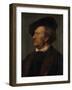 Portrait of the Composer Richard Wagner (1813-188)-Franz Von Lenbach-Framed Giclee Print