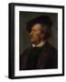 Portrait of the Composer Richard Wagner (1813-188)-Franz Von Lenbach-Framed Giclee Print