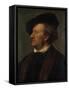 Portrait of the Composer Richard Wagner (1813-188)-Franz Von Lenbach-Framed Stretched Canvas