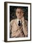 Portrait of the Composer, Sergei Vasilievich Rachmaninov (1873-1943) 1925-Konstantin Andreevic Somov-Framed Giclee Print