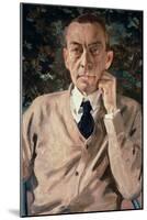 Portrait of the Composer, Sergei Vasilievich Rachmaninov (1873-1943) 1925-Konstantin Andreevic Somov-Mounted Giclee Print