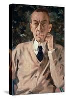 Portrait of the Composer, Sergei Vasilievich Rachmaninov (1873-1943) 1925-Konstantin Andreevic Somov-Stretched Canvas
