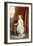 Portrait of the Comte De Paris, as a Boy in a White Costume, 1842-Franz Xaver Winterhalter-Framed Giclee Print