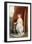 Portrait of the Comte De Paris, as a Boy in a White Costume, 1842-Franz Xaver Winterhalter-Framed Giclee Print