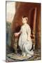 Portrait of the Comte De Paris, as a Boy in a White Costume, 1842-Franz Xaver Winterhalter-Mounted Giclee Print
