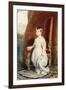 Portrait of the Comte De Paris, as a Boy in a White Costume, 1842-Franz Xaver Winterhalter-Framed Giclee Print
