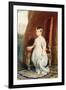 Portrait of the Comte De Paris, as a Boy in a White Costume, 1842-Franz Xaver Winterhalter-Framed Giclee Print