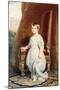 Portrait of the Comte De Paris, as a Boy in a White Costume, 1842-Franz Xaver Winterhalter-Mounted Giclee Print