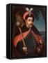 Portrait of the Cossack Hetman of Ukraine Bohdan Khmelnytsky (1595-1657)-null-Framed Stretched Canvas