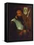 Portrait of the Cossack's Leader, Conqueror of Siberia Yermak Timopheyevich-null-Framed Stretched Canvas