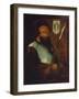 Portrait of the Cossack's Leader, Conqueror of Siberia Yermak Timopheyevich-null-Framed Giclee Print