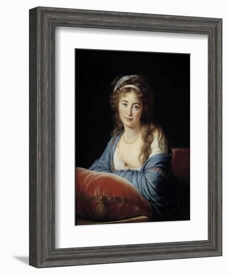 Portrait of the Countess Catherine Vassilievna Skavronskaia by Elisabeth Vigee-Lebrun-null-Framed Giclee Print